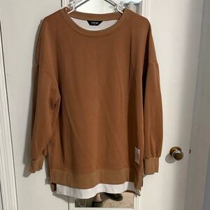 Casual Tan Sweatshirt